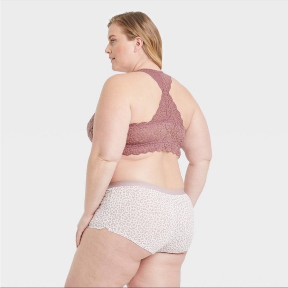 Auden | Orchid Lace Racerback Nursing Bralette - Picture 6 of 6